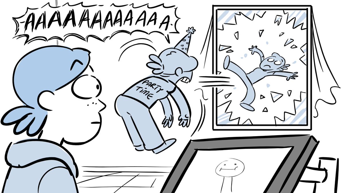 KtShy's tweet photo. That good ol' internal struggle... #socialanxiety #partytime #webcomic https://t.co/LOS6GFnVyc