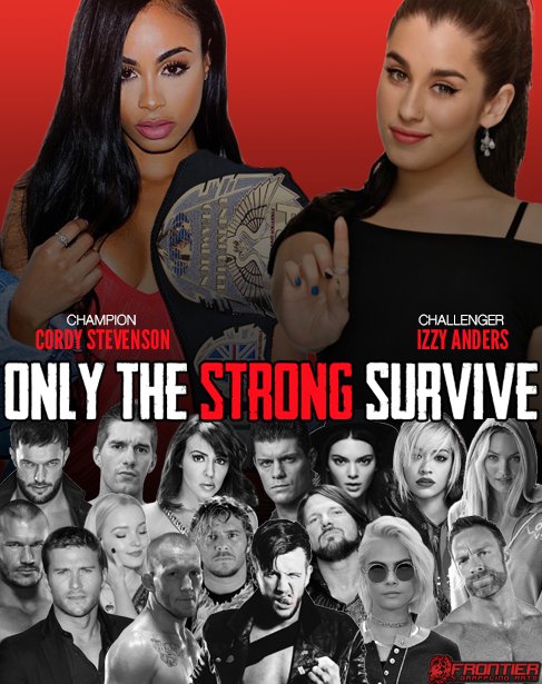 #OnlyTheStrongSurvive results | 4.15.17 | Gold Rush Rumble | <a href="/CordyStevenson/">✨Pretty Brown Eyes✨</a> vs. <a href="/Mindkilla_/">Izzy "Cookie Monster" Anders</a> | bit.ly/2oE2QMZ