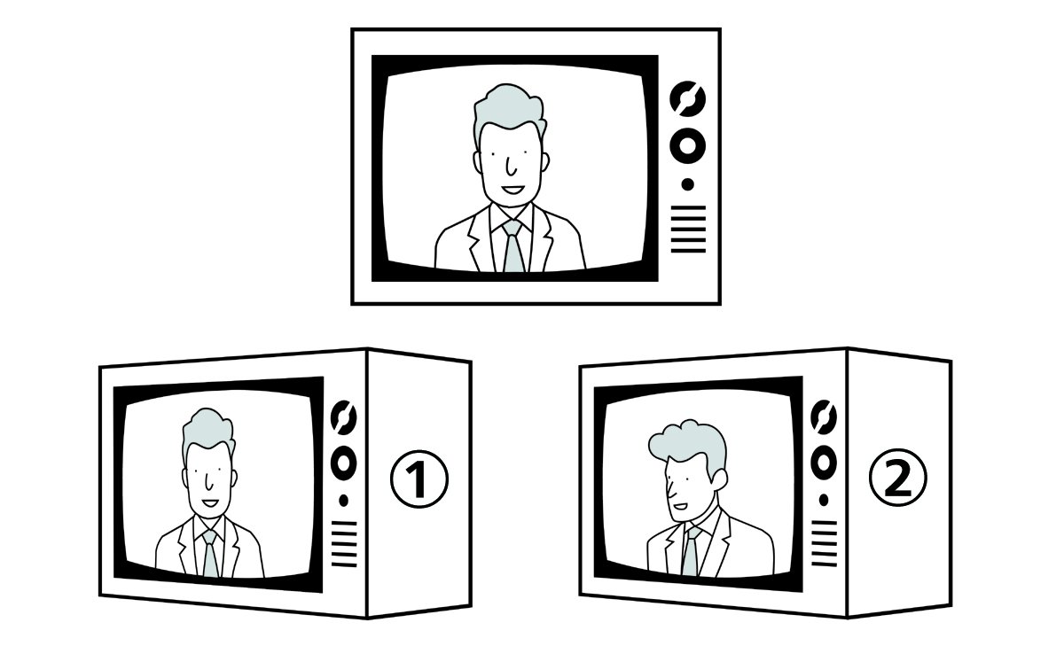 株式会社石井マーク Pa Twitter 昔々の職場にてアニメーターの方から伺いましたのは テレビやモニターに映った人物 のお話 これを斜め横から見た構図においては本来 のようになる筈なのですが 何故か のようになっている絵が多いとの事 その時はいやいやまさか