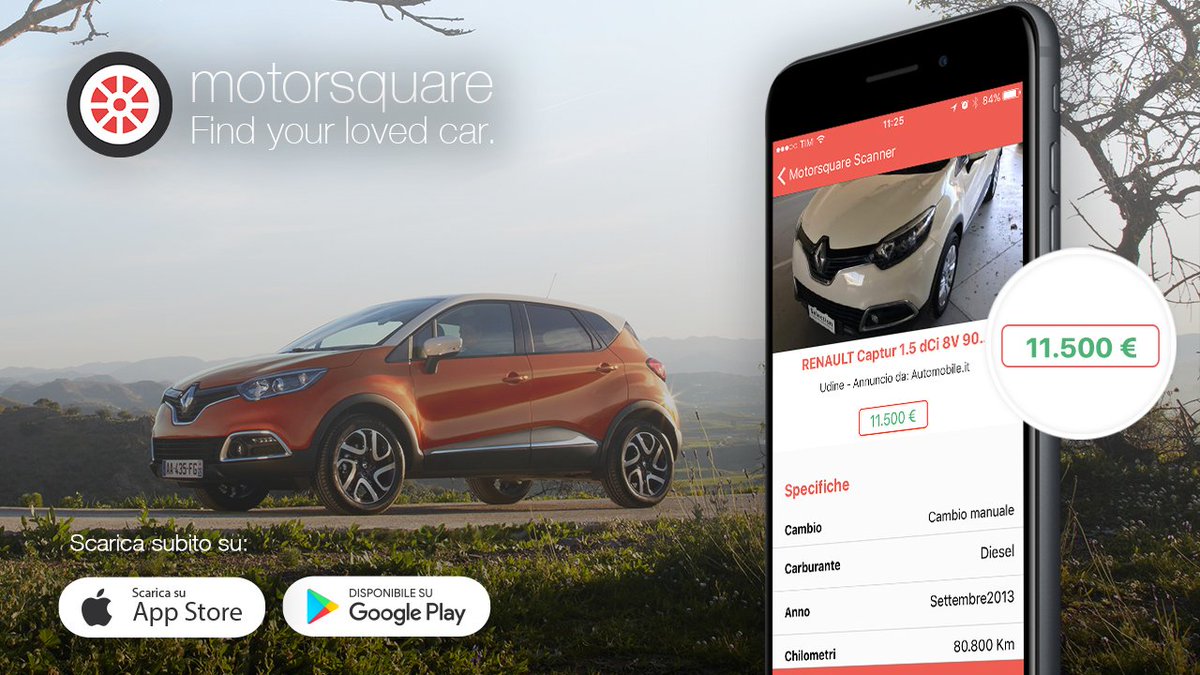 Un #crossover #Renault al prezzo di un’utilitaria: la #Captur!
Scarica Motorsquare ora!
🍎 goo.gl/Y2p1qX
🤖 goo.gl/QAI1te