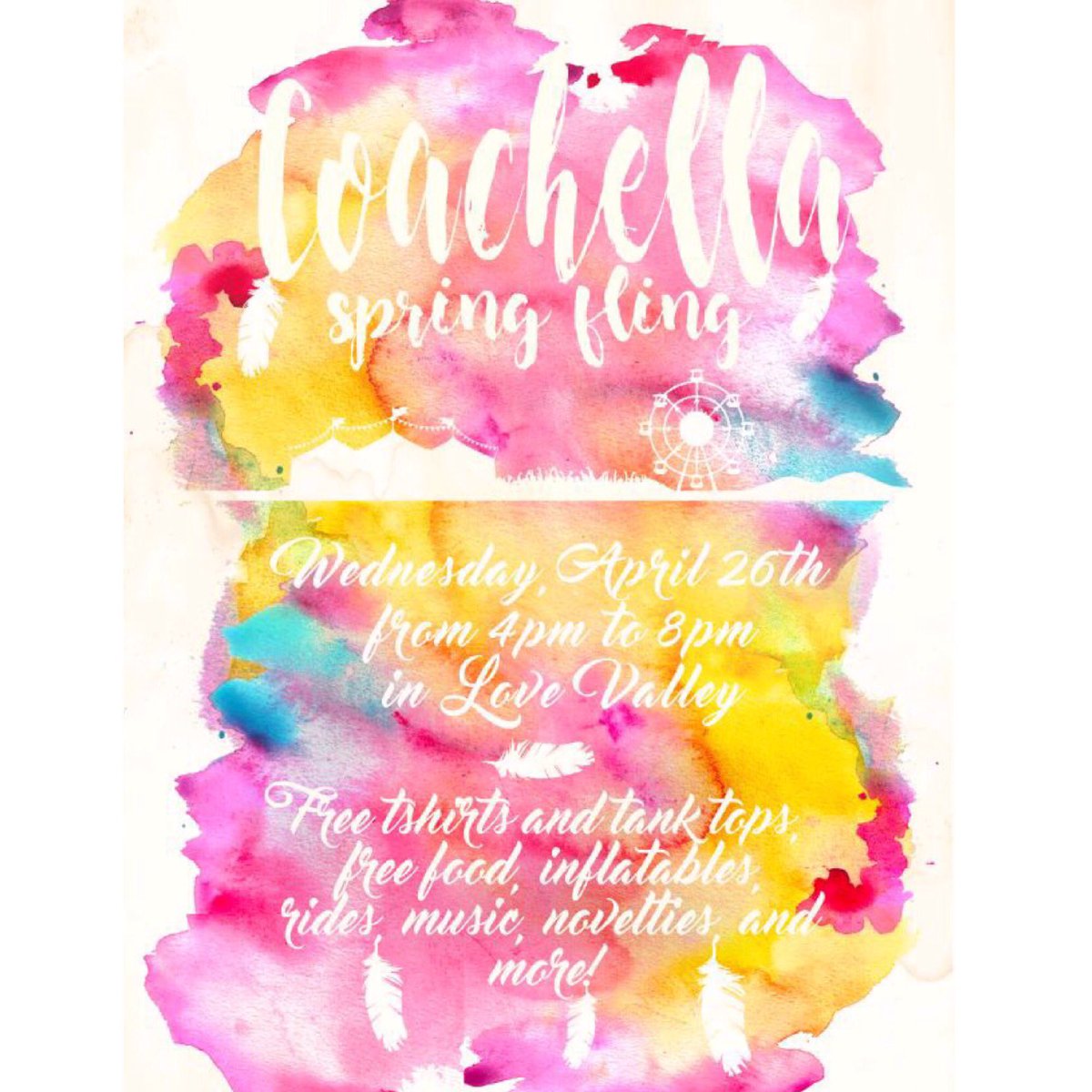 Enjoy the weather with SAC Coachella Spring Fling Wednesday April 25th #uwg_sac #cirquedusac #uwg20 #uwg19 #uwg18 #uwg17 #uwg16