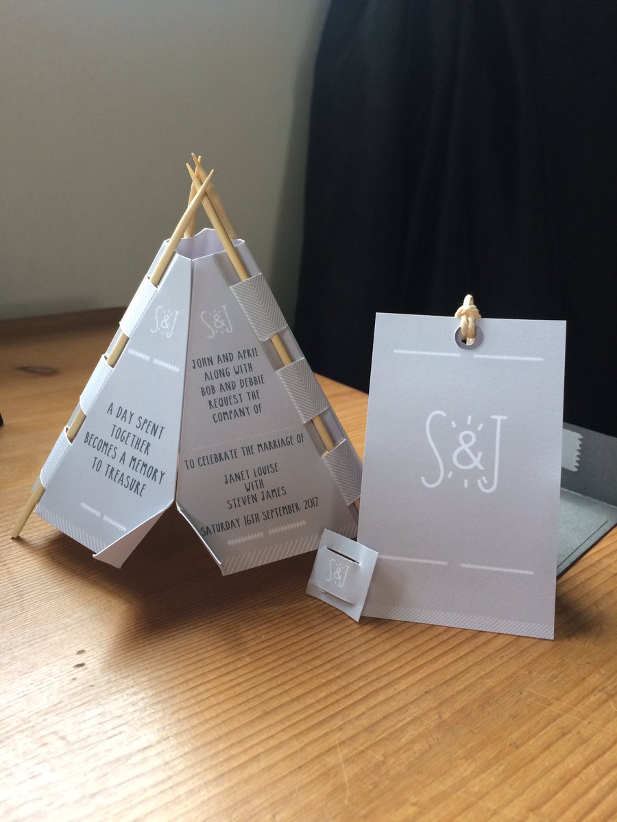 farmyardbrewco's tweet image. We are so impressed with our #wedding #invites⛺️designed with ❤️by @Farmcreativemoo thanks Helen and your team! #5months #Mr&amp;amp;Mrs #TeamHolmes
