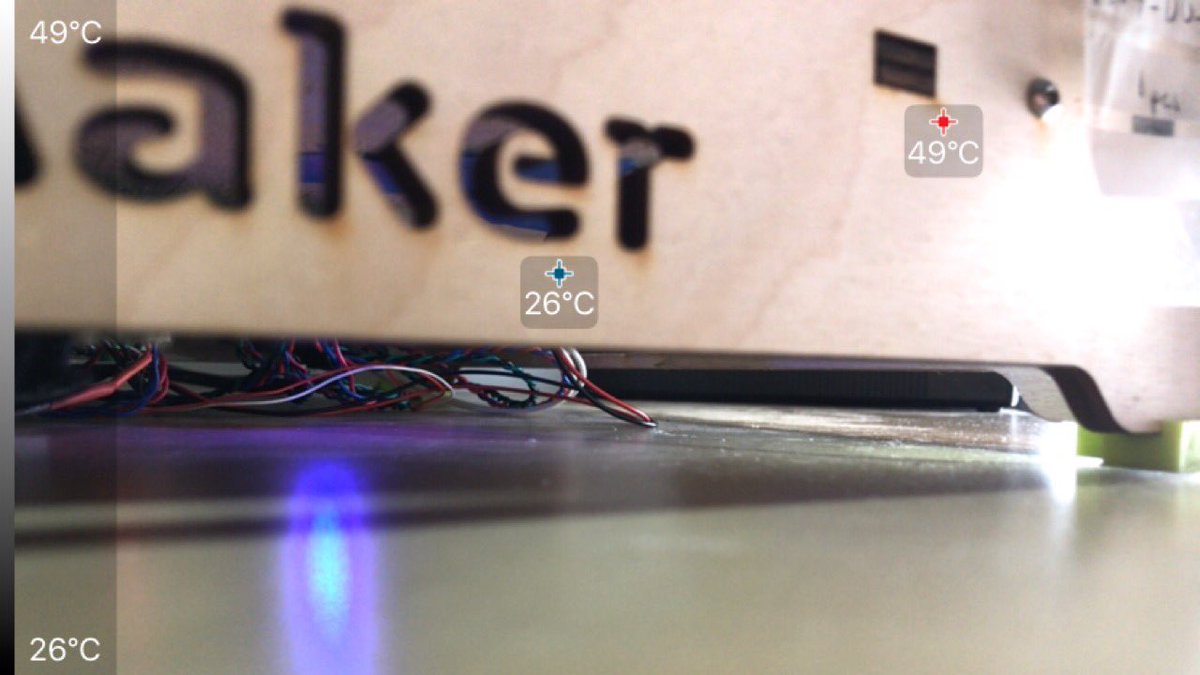 neotko's tweet image. Very interesting @Think3dPrint3d max heat on the #duet3d board after 2h printing doesn&apos;t go beyond 50C