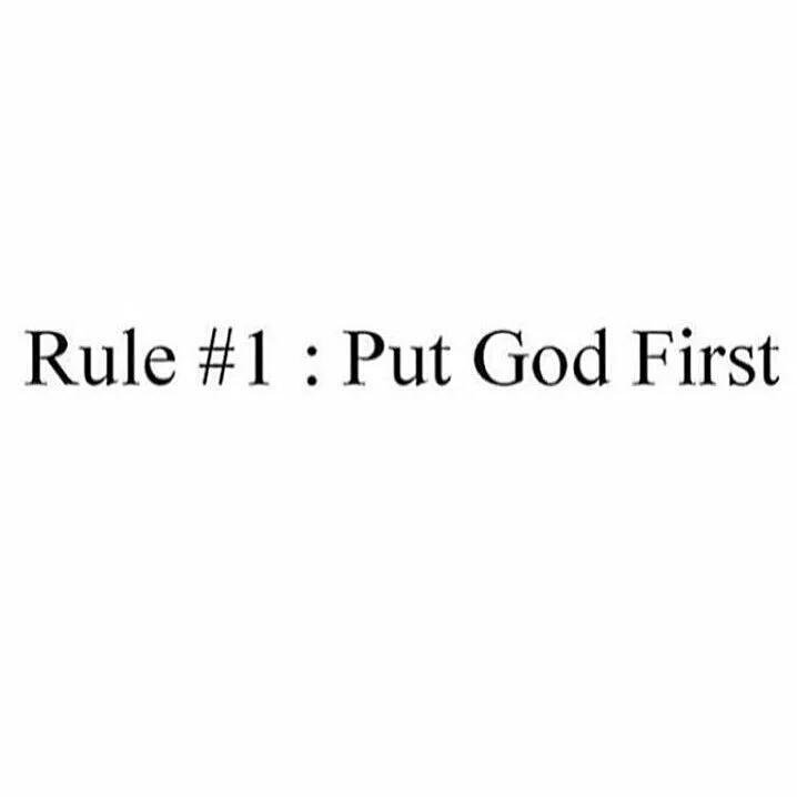 WWJDewMinistry's tweet photo. Put #God first and the rest will come. #faith https://t.co/FUfv4gmi4k
