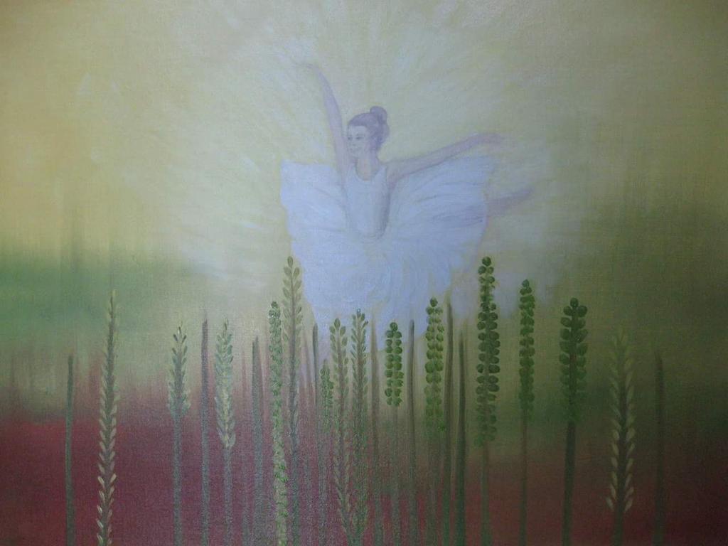 Min oljemålning " Positiv energi"