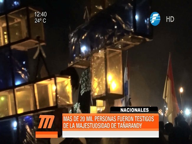 TelefuturoInfo's tweet photo. Más de 20 mil personas fueron testigos de la majestuosidad de @Tanarandy esta Semana Santa #MeridianoPy https://t.co/a1fy82L1Vg