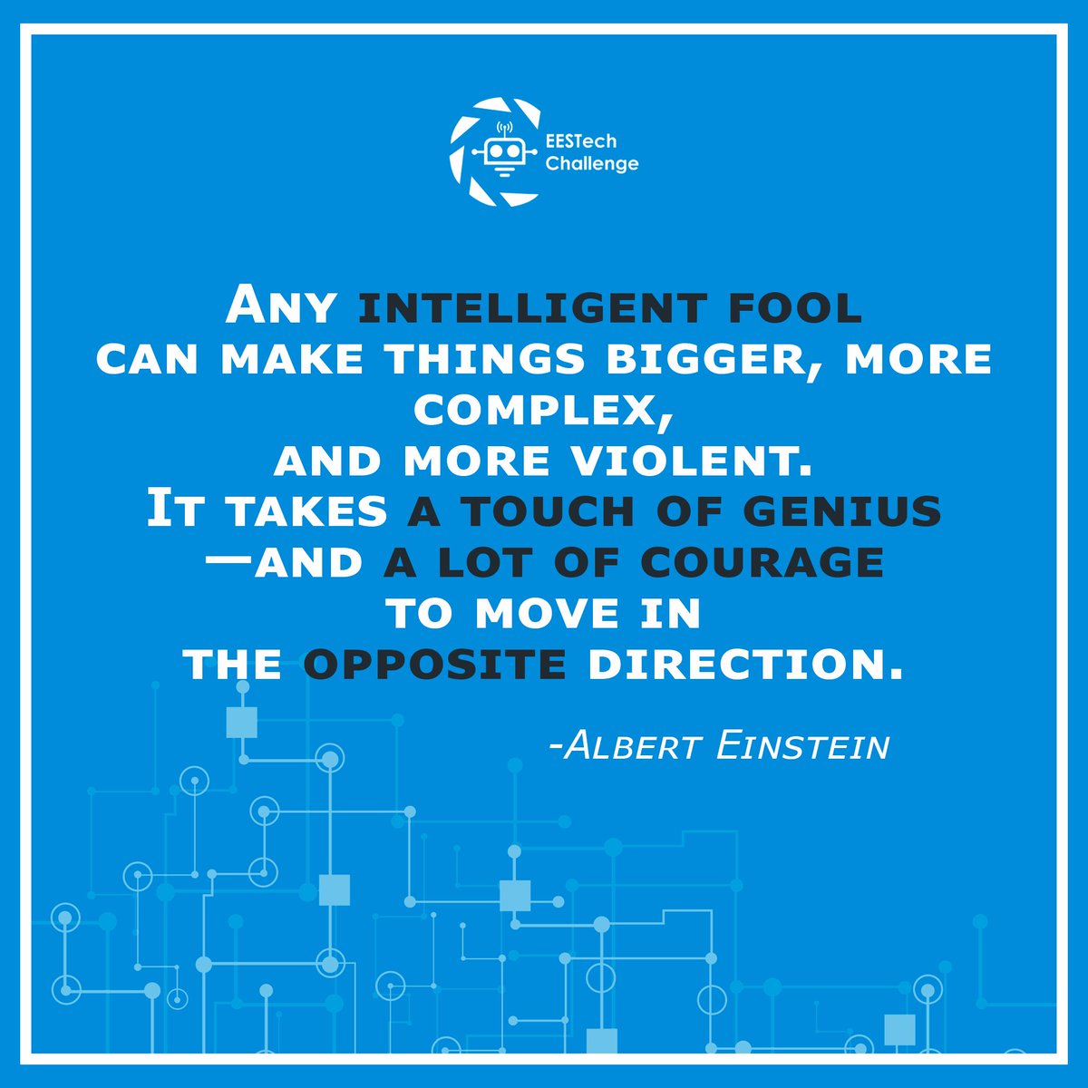 eestecchallenge's tweet photo. #MotivationalMonday with #EESTechChallenge #TechYourFuture #technology #tech #machinelearning #eestec #students #competition #learning #tech https://t.co/d7PLiS5jyz