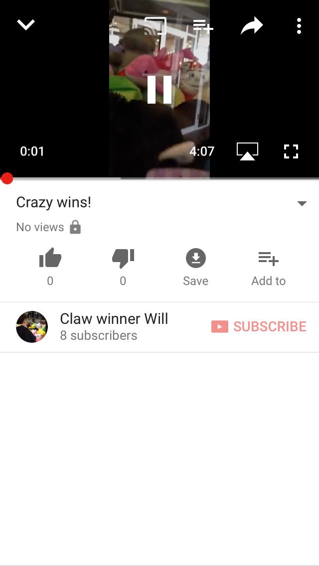 Willtheclawguy's tweet photo. Me video https://t.co/qce2NDwEnN