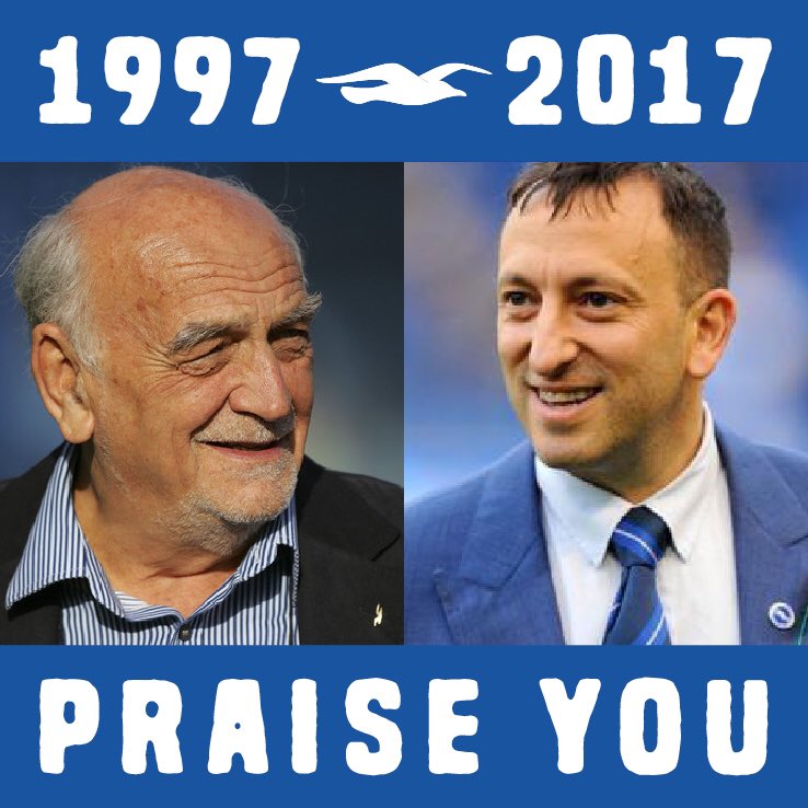 WeAreTheSWC's tweet photo. Dick saved us from a nightmare. Tony has made all our dreams come true. Words can't express our gratitude #BHAFC https://t.co/Q7ItZqAe9B