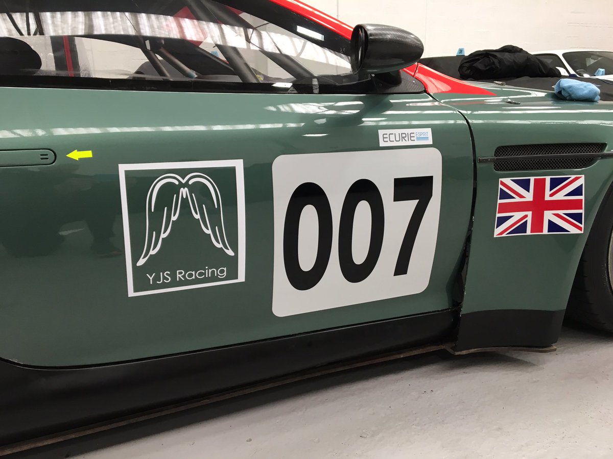 YJSRacing's tweet photo. New season. New livery. Exciting times ahead for the team @YJS_Trust @carstorageGB @Callprint @AndyatAston @DarrenTurner007 @AMR_Official https://t.co/Lg0ALHpJgR