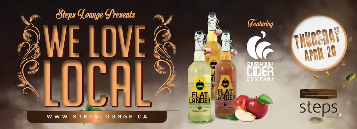 StepsLounge's tweet photo. Taste our amazing appetizers while checking out what one of Saskatoon's newest beverage distillers has to offer!#lovelocalnight @StepsLounge https://t.co/2KCJA9ifhS