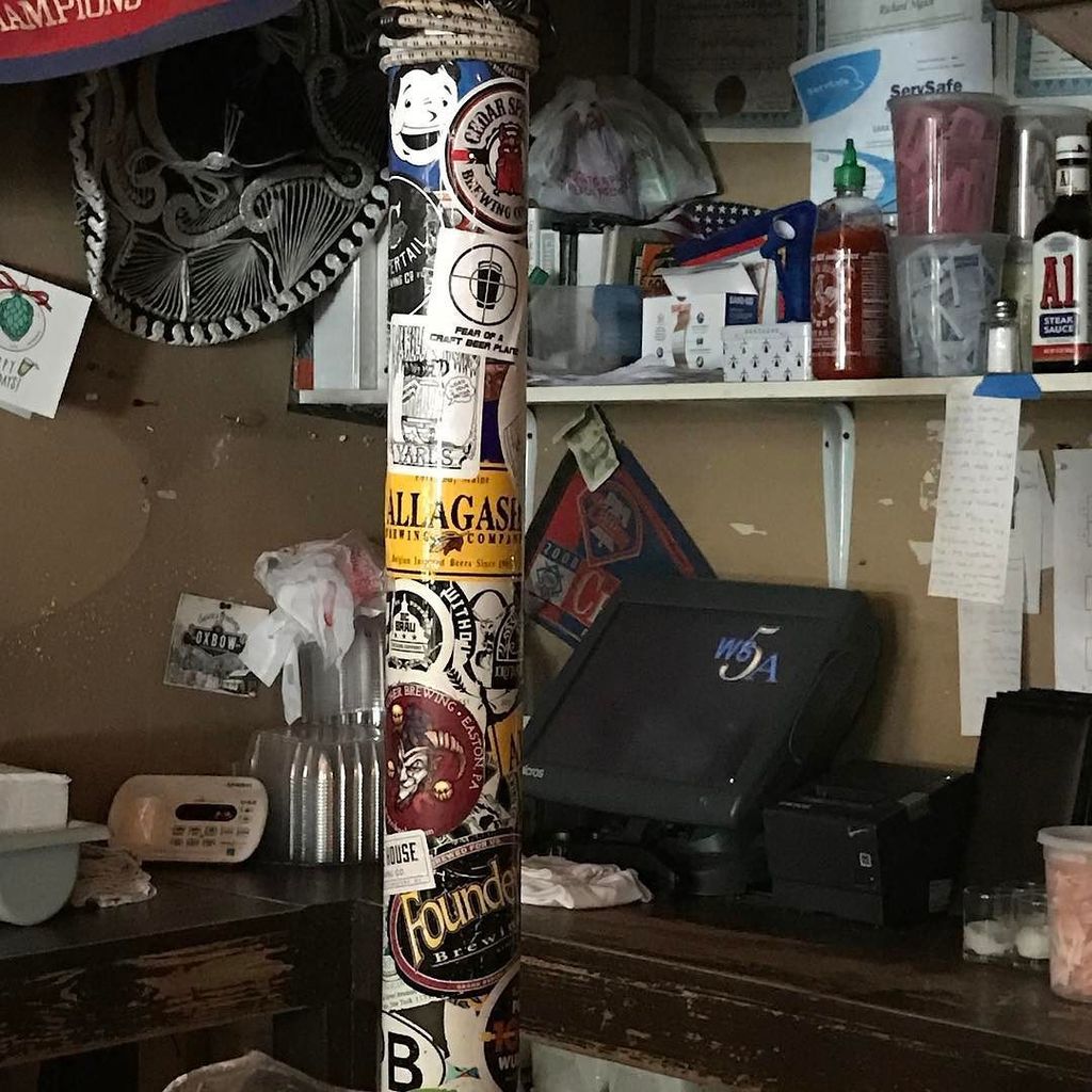 FearCraftBeer's tweet photo. Our street team made it to Jose Pistolas in Philly and left a sticker for the pole. #wemadeit #almostfamous #notev… https://t.co/yp5JDBhyn1 https://t.co/PXLVfrzgtM
