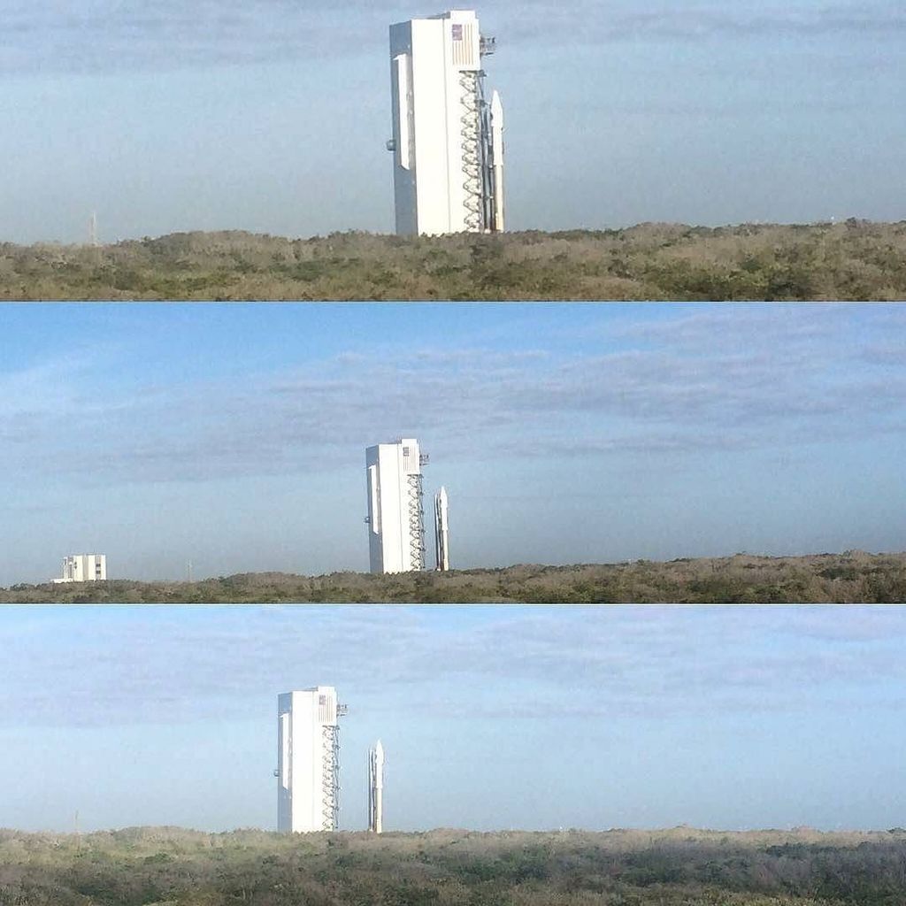 LMJB's tweet image. #GoAtlas!
#OA7 #AtlasV #Cygnus
@ULALaunch @OrbitalATK

#Regrann from @ulalaunch -  Rolling! ULA's #AtlasV with the #OA7 payload for @orbita…