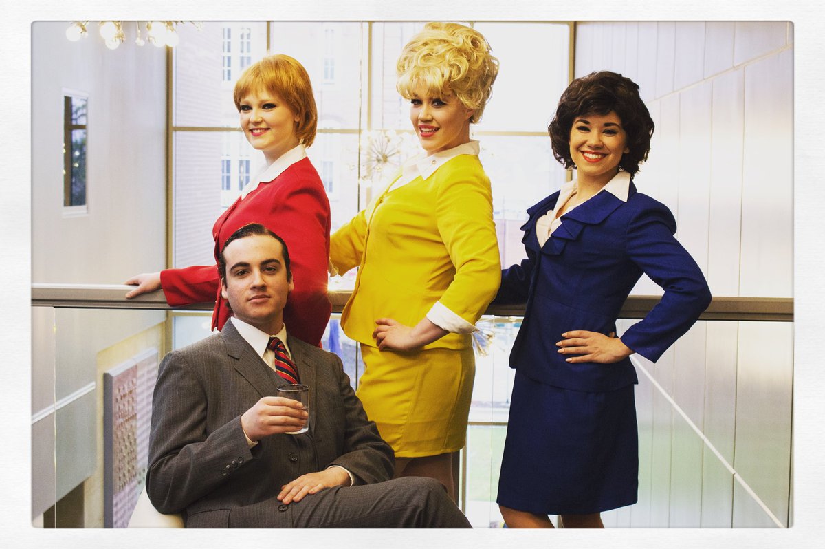 IUPTBTG's tweet photo. Buckle your seat belts Boeing Boeing opens in just three days! #boardingsoon #lifesafarce #ticketsinourbio https://t.co/90J1xkVmbE