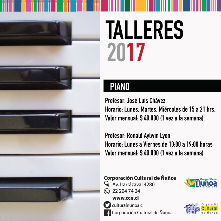 culturanunoa's tweet photo. ¿Quieres aprender disfrutando? No te pierdas estos talleres que te ofrece tu @culturalnunoa ¡Comparte el dato y participa! https://t.co/JnDtfp5ics