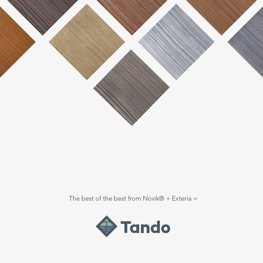 ExteriaBP's tweet photo. We're introducing something new and completely different in the exterior cladding space: Tando. https://t.co/Nmtno8Nu8s