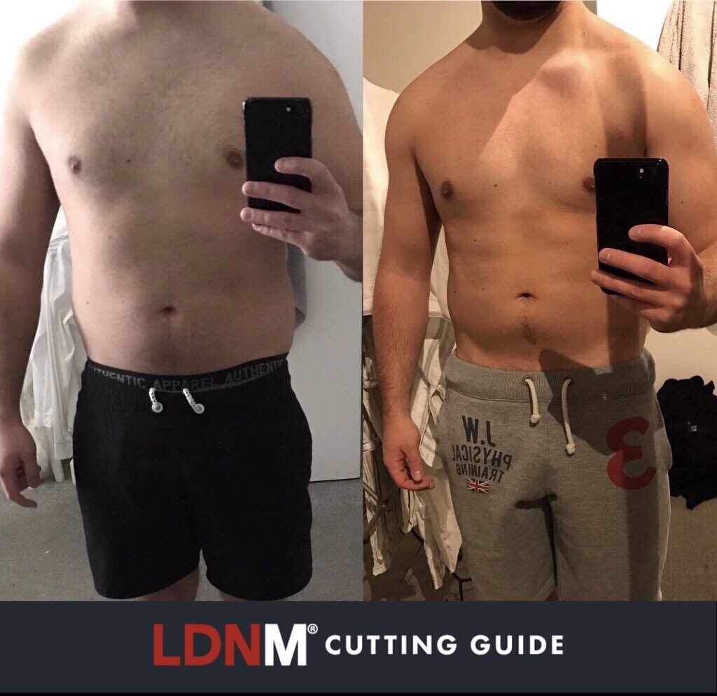 Congrats <a href="/JakeeHill/">Jake Hill</a> for this fantastic progress on the LDNM Cutting Guide! 🔥✂️

Start YOUR transformation today:
ldnmuscle.com/shop/guides/th…