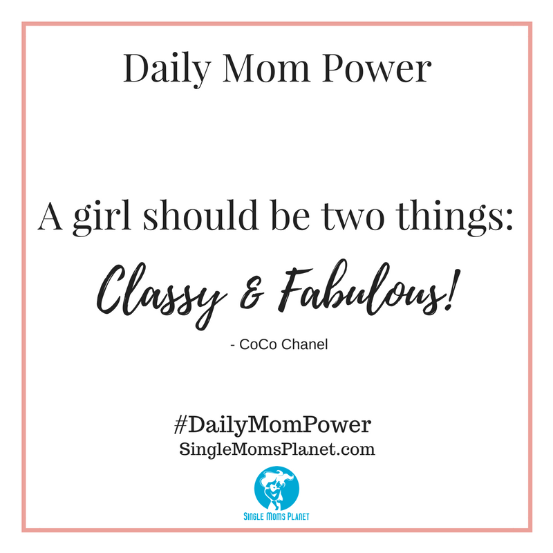 SingleMomPlanet's tweet photo. What better words to start the week with?! Happy Monday, mommas! Have a fabulous day! #DailyMomPower https://t.co/sQJbCXeKfw