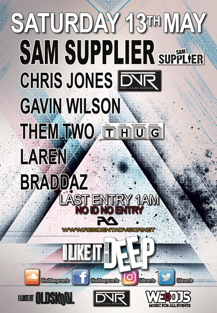 We return to <a href="/TheCrowndale/">The Crowndale Club</a> Sat 13th May £7 Early Bird tickets on sale now residentadvisor.net/event.aspx?959… #ilidevents #housemusic #camden #music 🔈🎵🙌