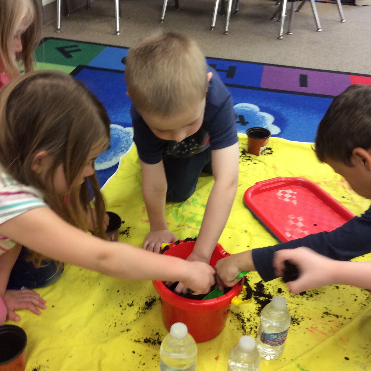 lizmercer_essd's tweet image. Prek Flower Shop is now open and our plants are starting to sprout! #springunit #essdexcels @LE_ESSD40