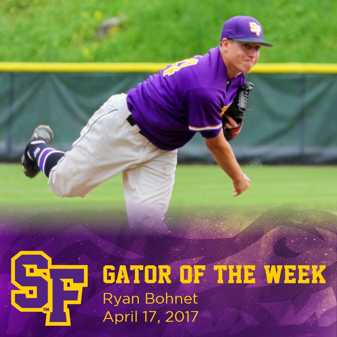 SFState_Gators's tweet photo. Our Male Gator of the Week is @SFStateBaseball pitcher Ryan Bohnet! #ChompCity #CCAAbb @SFSU @goccaa https://t.co/8PId6iohG9 https://t.co/PyckWziUtJ