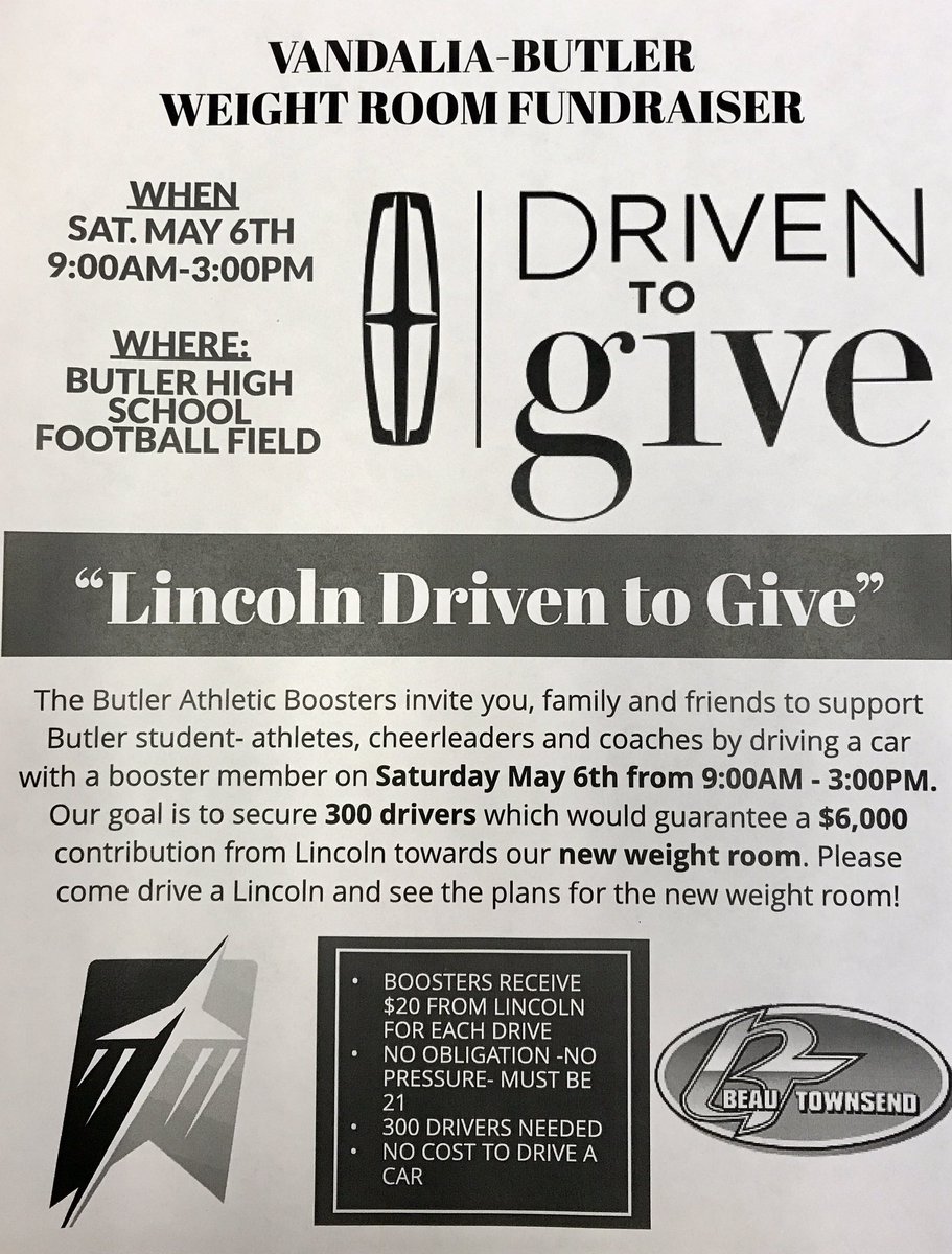 vbaviatorsWR's tweet photo. Save the date-wrestling needs 20 drivers (21 or older)...$ goes to new weight room @VandaliaDrummer @VBaviatorAD @GMVWA @swOHgrappler https://t.co/dATnzke4hm