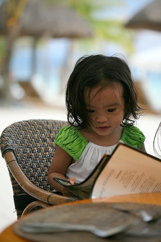 I just want someone to look at me the way I look at a menu