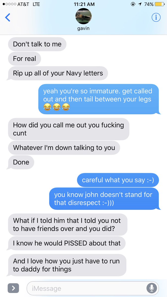 _AshKayDel_'s tweet photo. @gr33nf13ld shoot guys don't mess with gavin, he might call you a cunt 😂😂😂😂 https://t.co/loLUOJmldv