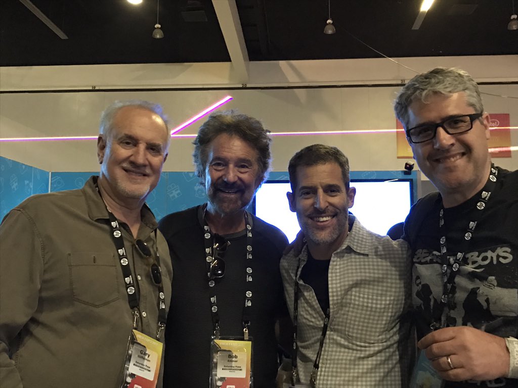 reubstock's tweet image. With @garystiffelman , owner of Mystery Science Theater and Gil Baron of @mindshow #vr @thepattern5 #pattern5
