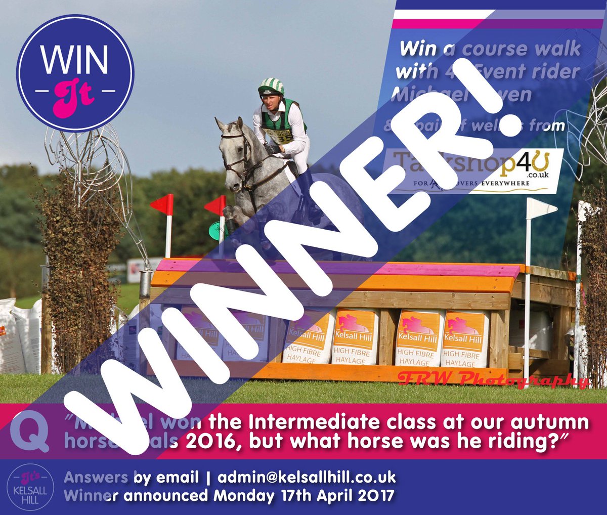 KelsallHillEque's tweet photo. Congratulations to Laura, the WINNER of our @mowen_eventing course walk and boots from @tackshop4u > https://t.co/XdqJkCmr62 https://t.co/vaIpzB81zE