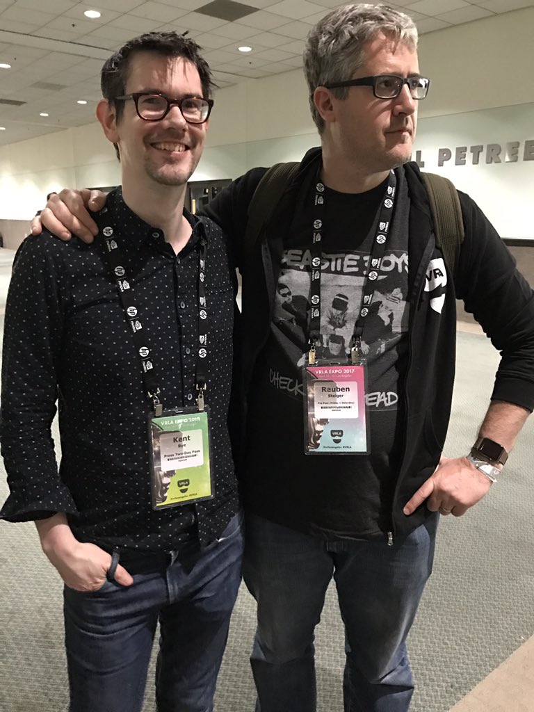 reubstock's tweet image. With @kentbye @vrlosangeles talking about @thepattern5  @ryan_a_bell reminder to connect to @TheMalia #vr #pattern5