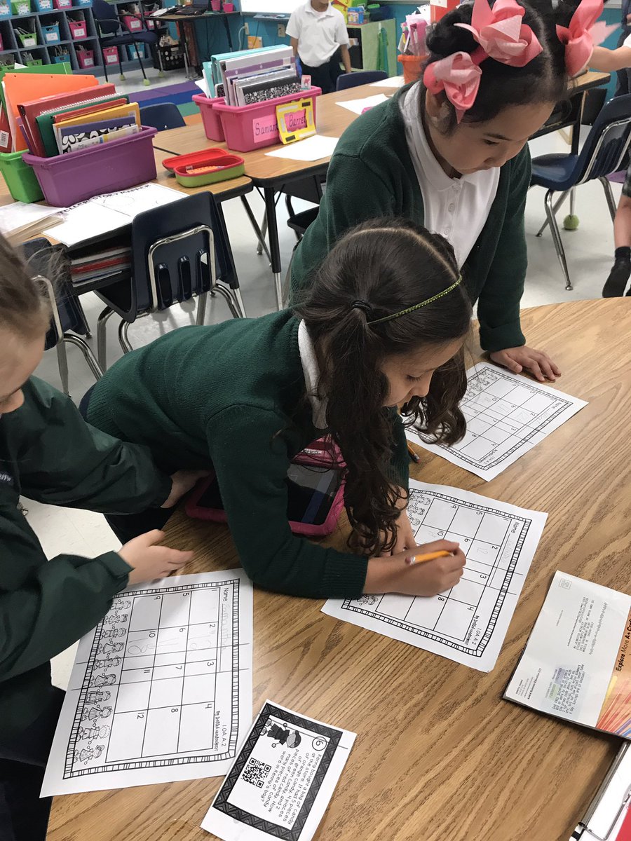 jennifeready22's tweet photo. Scanning QR codes! #checkyouranswer #scoot #mathisfun #wordproblems @EicholdMertzMST @MDuBoseAdams https://t.co/j1hoa21hky
