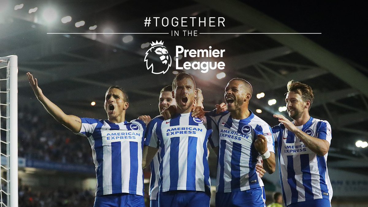 We're on our way! #BHAFC #TOGETHERINTHEPREMIERLEAGUE