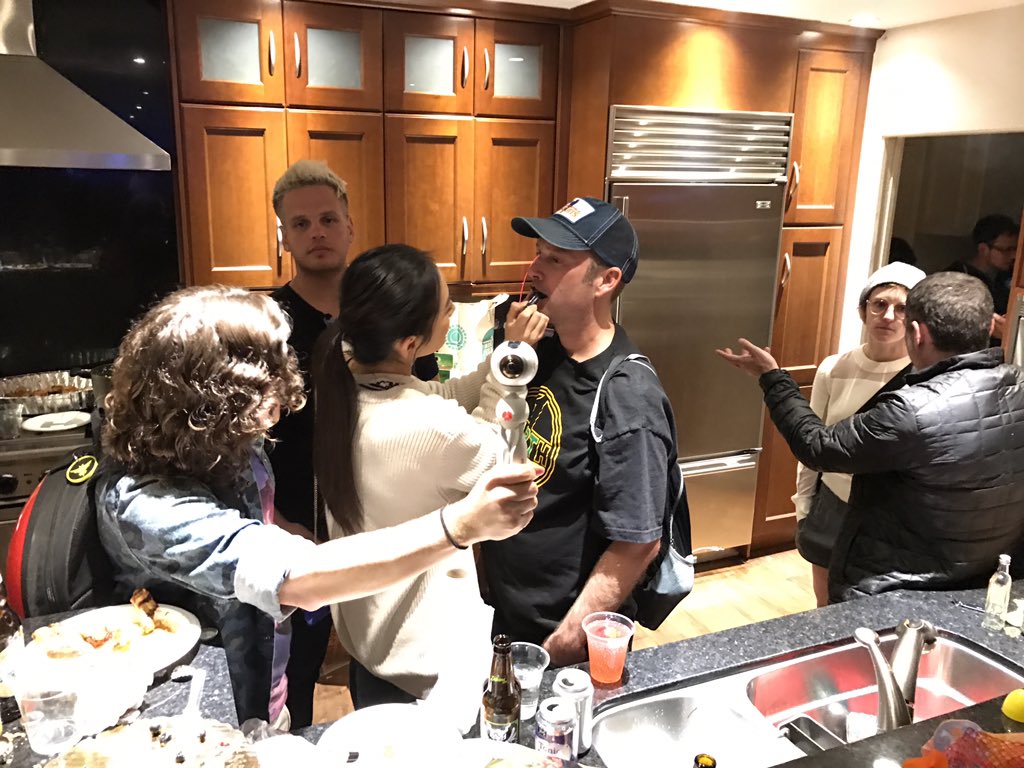 reubstock's tweet image. @williamkendall at &quot;That point&quot; in a magical night @thepattern5 #vr #pattern5