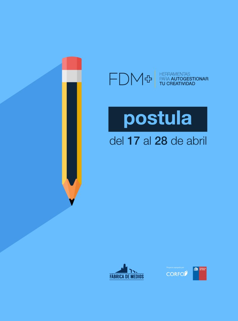 Culturas_RM's tweet photo. Fábrica de Medios lanza nueva área de desarrollo de proyectos creativos con programa de formación gratuita
+ Info: https://t.co/5mnuS4VW9R https://t.co/f5n8JA63CM
