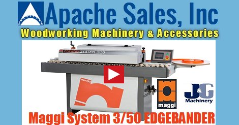 ApacheSalesNet's tweet image. MAGGI SYSTEM 3/50 #EDGEBANDER 
New #ElectronicControl Panel/Soft #TouchControls optimizes work precision/durability
apachesales.net/new-machinery/…