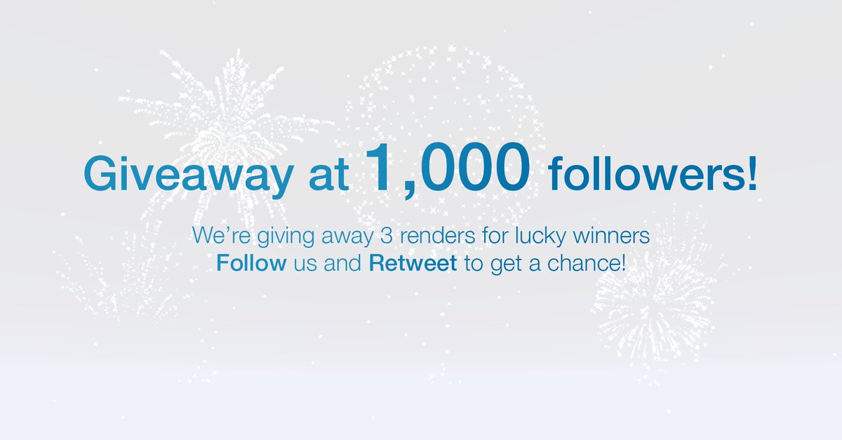 AstriumCreative's tweet image. 🚨 RENDER GIVEAWAY! 🚨 

RETWEET &amp;amp; FOLLOW

Ends at 1,000 followers!
