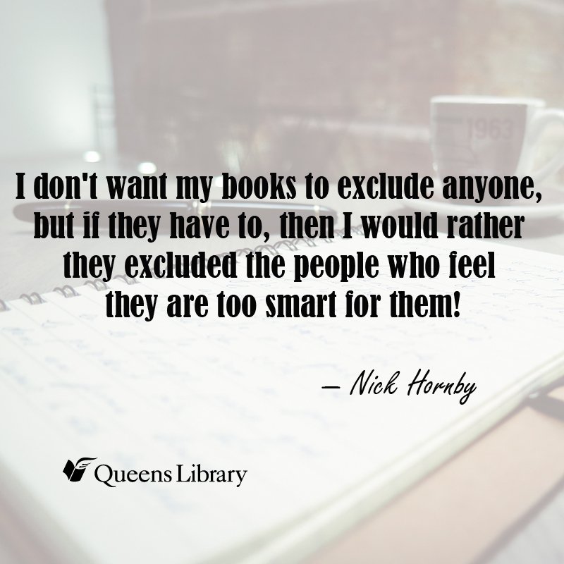 Happy Birthday to English novelist and screenwriter Nick Hornby:  