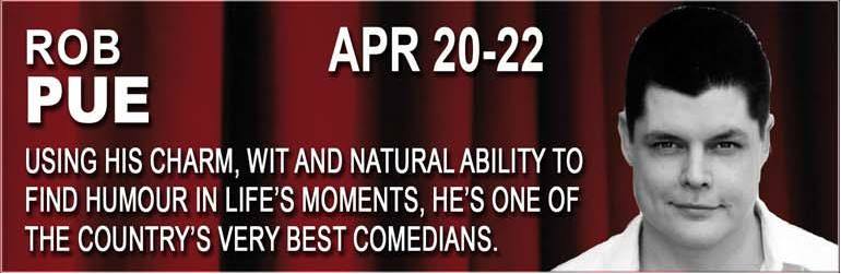 Rob Pue is absolutely AMAZING! And this weekend we'll see 3 National Headlining comedians perform all weekend, only at Yuk Yuk's Saint John!