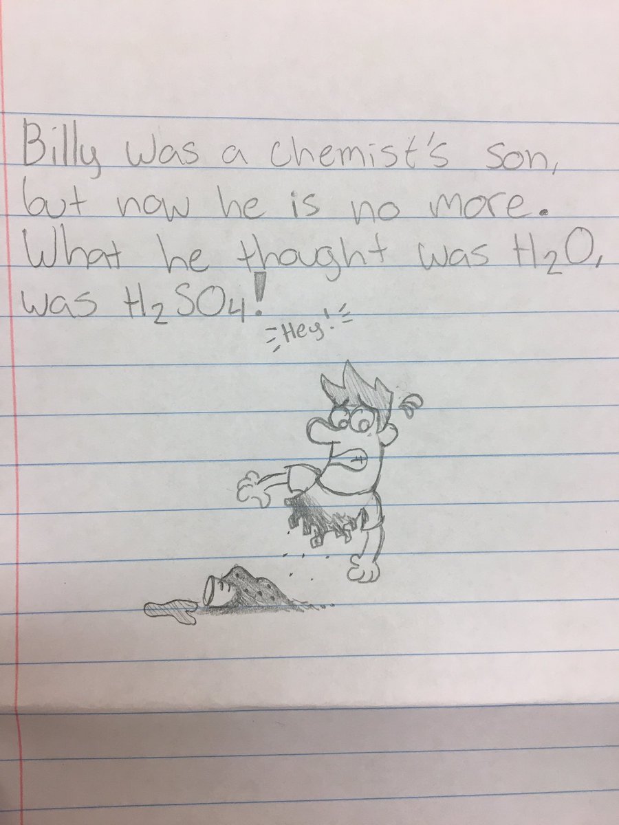SpicyChemistry's tweet image. Some student doodles today when learning about acids &amp;amp; bases! #chemnerd #chemistry