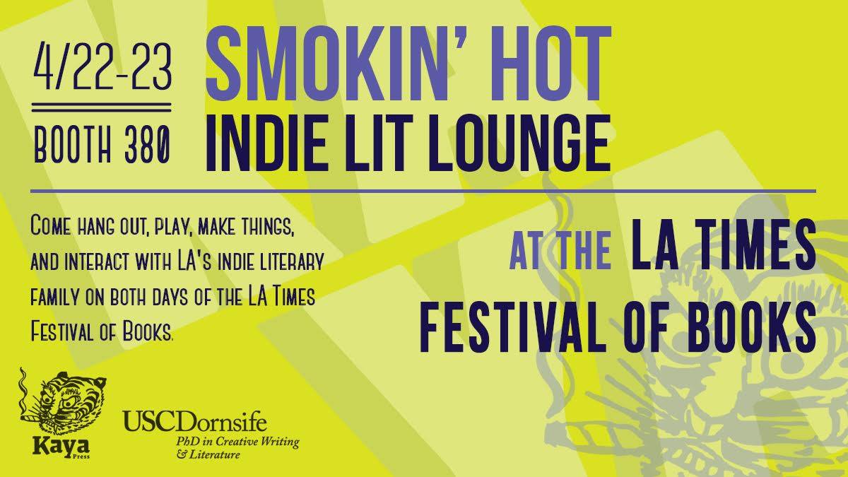 kayapress's tweet photo. Come by our booth (380) this weekend at @latimesfob! Our PACKED schedule of workshops, readings, hands-on events: https://t.co/c1PXKYumKR https://t.co/OvV0KX7QPo