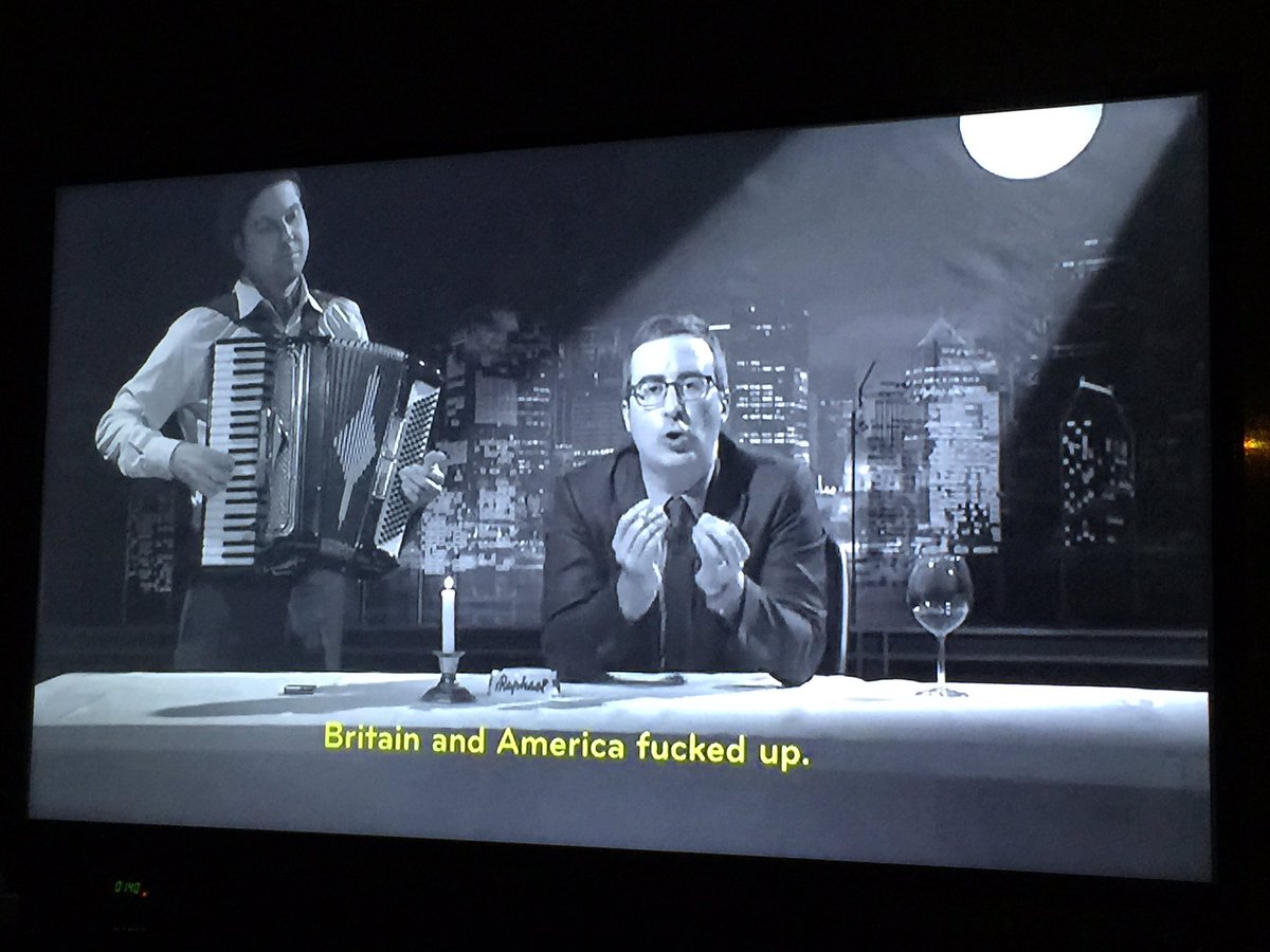kevintm2e's tweet photo. Yes we did France, yes we did. Don't you lot do the same... #Brexit #Trump #FranceElection #LarrySkywalker #TheBear #LWT @LastWeekTonight https://t.co/Ge2pD1rkev