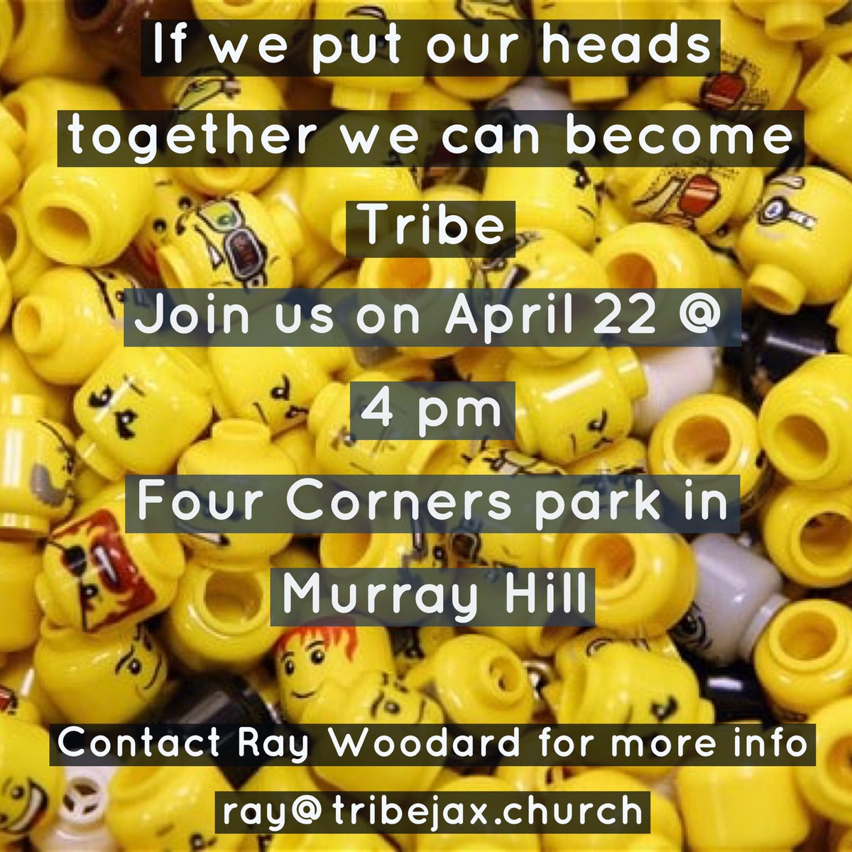 TribeJax's tweet photo. What's up #jax! Come hang with us at 4 Corners park in Murray Hill on Saturday! #tribecalledchurch  #jax #jacksonville #joinatribe https://t.co/I6mI3RPyHS