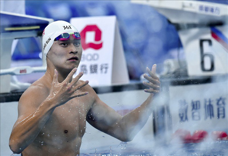 Star swimmer Sun Yang dominates freestyle by sweeping 5 individual titles at Chinese National Championships