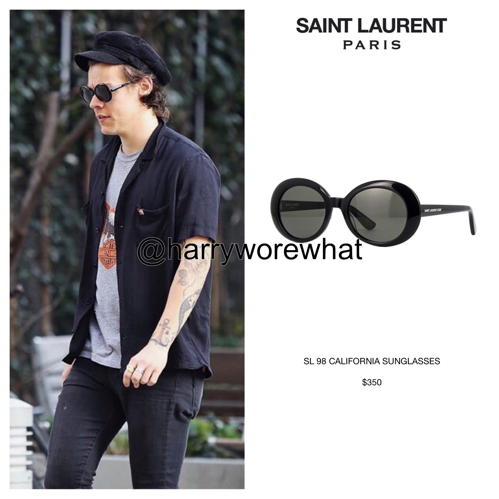 送料無料/プレゼント付♪ SAINT LAURENT SUNGLASS SL98 CALIFORNIA/F