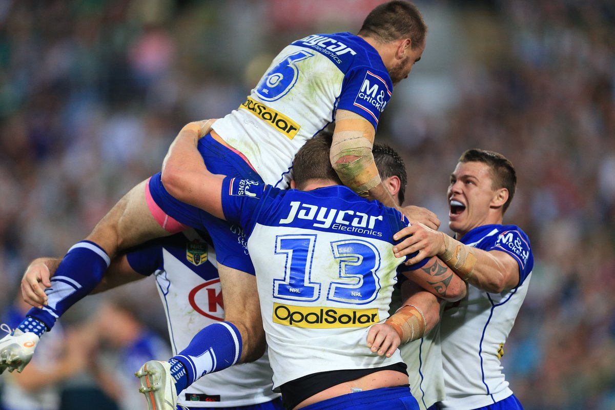 OpalSolar's tweet image. @OpalSolar Sponsored teams made TOP 8 over Long Weekend. Congrats to @Cronulla_Sharks, @NRL_Bulldogs! #NRLPanthersSharks #NRLBulldogsSouths