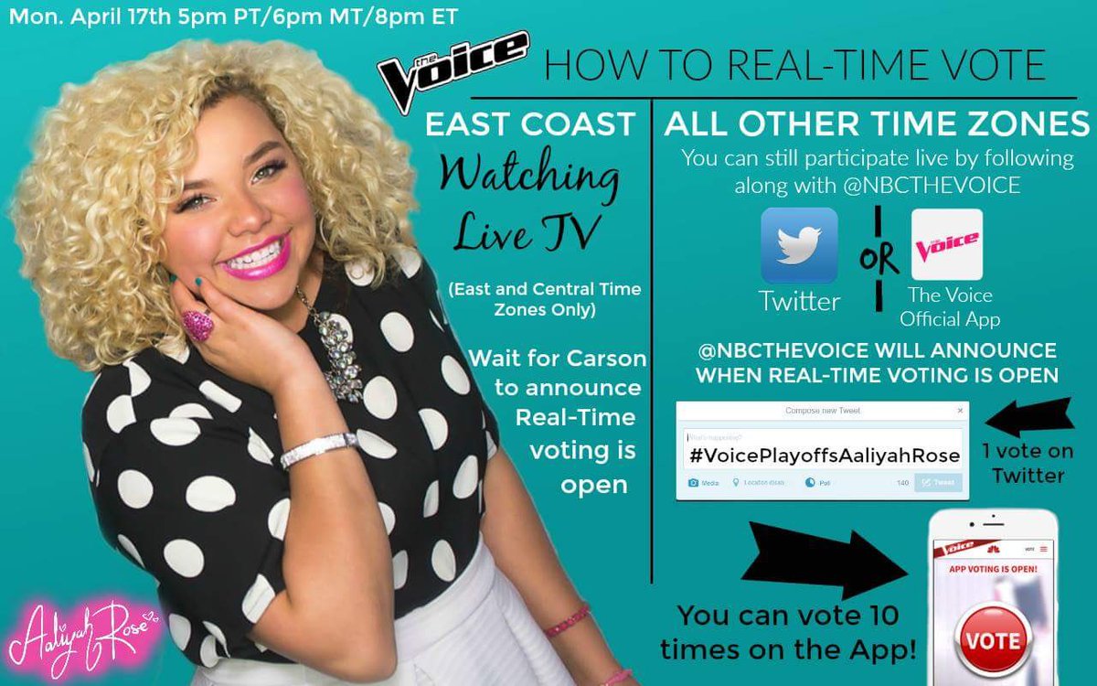 SmartPaperPrint's tweet image. #TheVoice 
#VoicePlayoffsAaliyahRose 
If you want this 14 year old amazing singing girl to win, please tweet or retweet! 👍