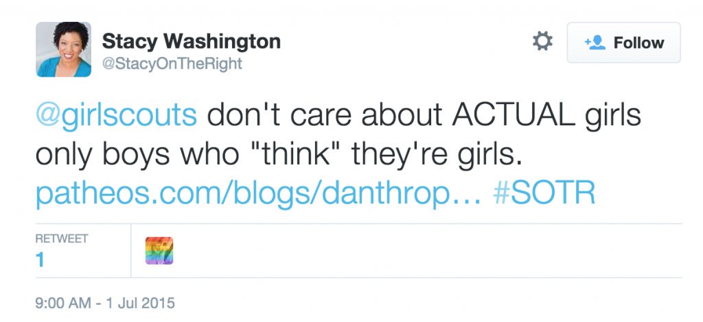 ThatOrdinaryGr1's tweet photo. Why I was never in the @girlscouts 👎 https://t.co/aja06Ow9fT