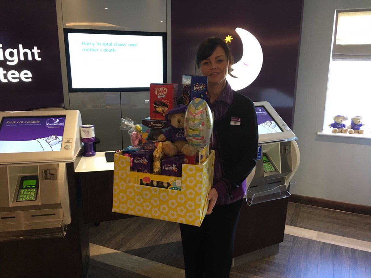 So today our lovely receptionist Sharon donated her chocolate hamper to our local children services, such a big heart <a href="/traceybish/">Tracey bishop</a> <a href="/Slvarty/">Sharon varty</a>
