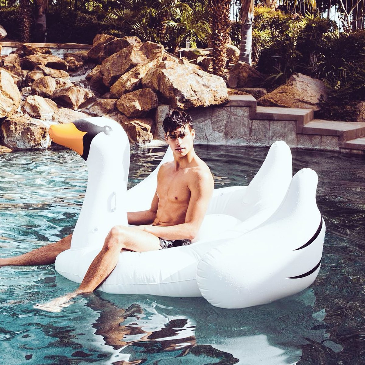 Chilling in the pool !!